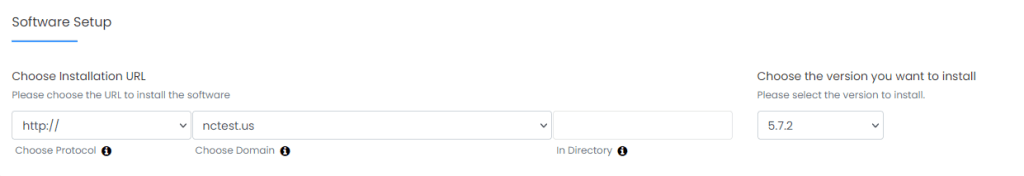 Namecheap wordpress install config