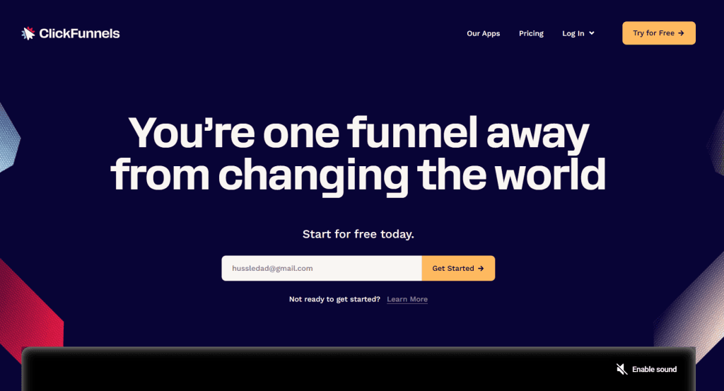 clickfunnels homepage (1)